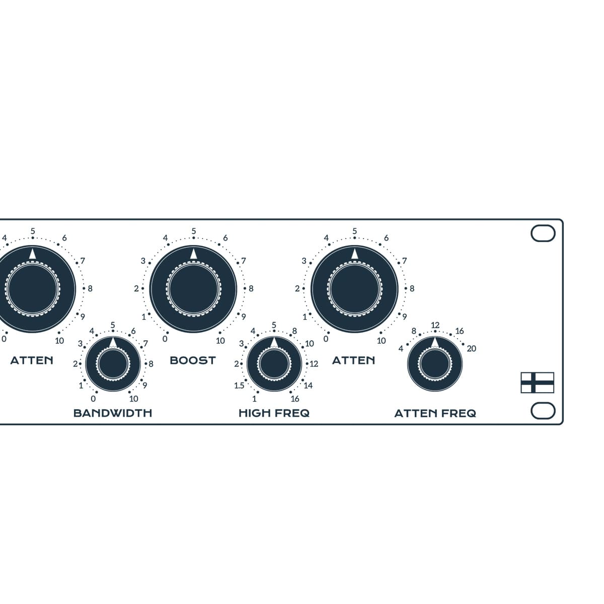 Klassischer Programm-EQ in bekannter Lindell Audio Qualität